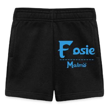Fosie – Malmö Sky Blue Design - Baby Shorts - black - Front
