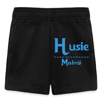 Husie – Malmö Sky Blue Design - Baby Shorts - black - Front