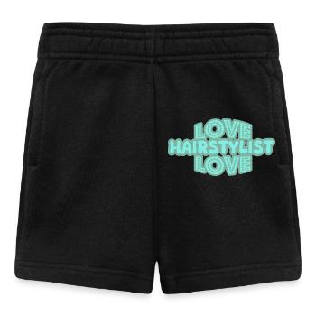 Cadeau pour coiffeur - Short Bébé - noir - Devant