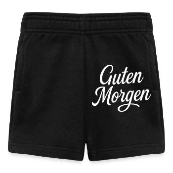 Good morning - Baby Shorts - black - Front