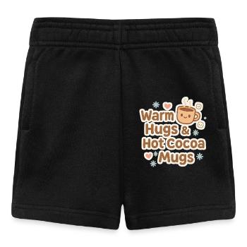 Warme Umarmungen Kakao Becher - Baby Shorts - Schwarz - Vorne