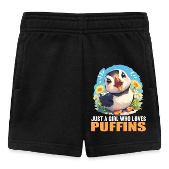 Puffin Papageientaucher - Baby Shorts - Schwarz - Vorne