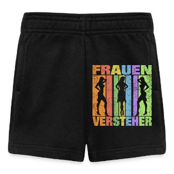 Frauen Versteher - Baby Shorts - Schwarz - Vorne