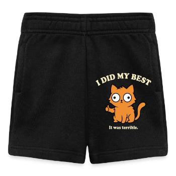 J’ai fait de mon mieux pour dire le chat drôle - Short Bébé - noir - Devant