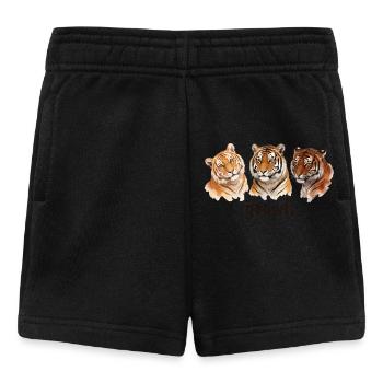 Tigergebrüll Lustiges Tigergebrüll für Tigerliebha - Baby Shorts - Schwarz - Vorne
