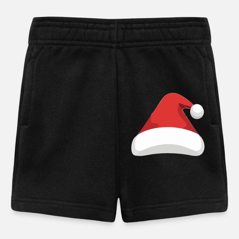 Elf Hat Santa Hat - Baby Shorts - black