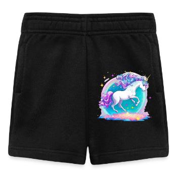 Unicorn Galaxy Neon - Short Bébé - noir - Devant