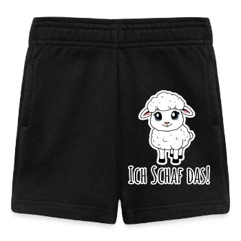 Je peux le faire! Le petit agneau a confiance en lui - Short Bébé - noir - Devant
