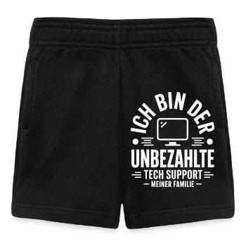 Unpaid Tech Support Family - Baby Shorts - black - Front