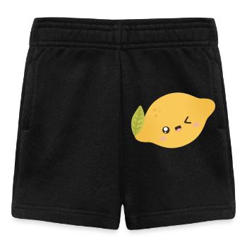 Lemon Kawaii - Baby Shorts - Schwarz - Vorne