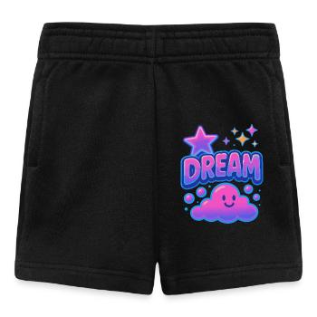 DREAM Wolke Neon Kawaii Motiv - Baby Shorts - Schwarz - Vorne