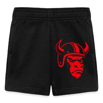 Biker Bull – Racing Spirit & Steel Head - Baby Shorts - Schwarz - Vorne