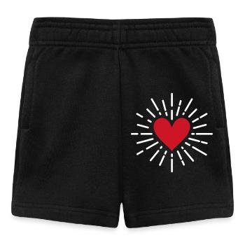 Heart - Baby Shorts - black - Front