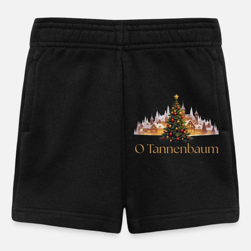 Tannenbaum - Baby Shorts - Schwarz