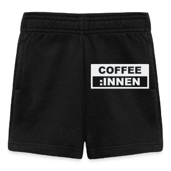 KAFFEE INNEN - Baby Shorts - Schwarz - Vorne