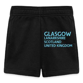 Glasgow – Scotland Textdesign - Short Bébé - noir - Devant