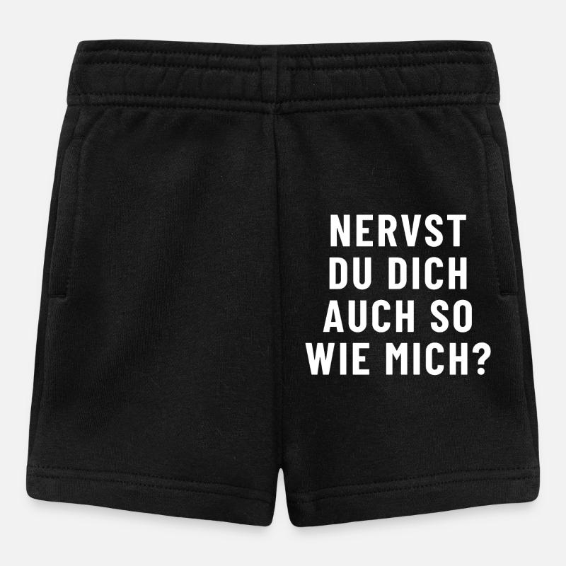 Tu m'énerves autant que moi ? - Short Bébé - noir