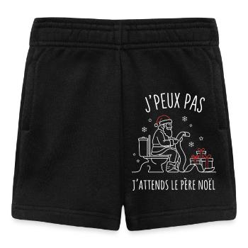 Joyeux Noël 2025 Humour Père Noël Original - Baby Shorts - Schwarz - Vorne