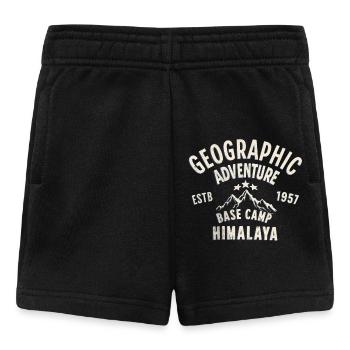 Himalayan Adventure Geography Patch - Baby Shorts - black - Front