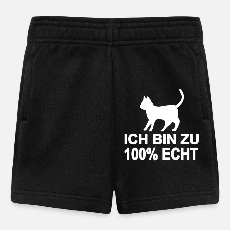Katze - Baby Shorts - Schwarz
