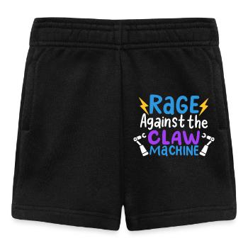 Funny Rage Against The Claw Machine Arcade Art - Baby Shorts - Schwarz - Vorne