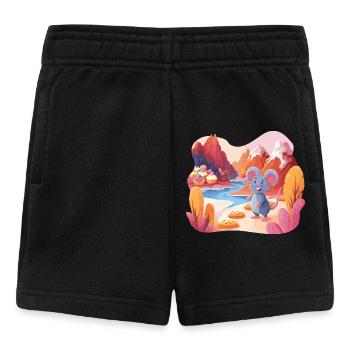 Sugar Scenery Mouse Adventure - Baby Shorts - black - Front