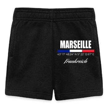 Marseille - Short Bébé - noir - Devant