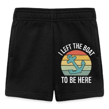 Gifts Boaters I Left My Boat to Be here - Baby Shorts - black - Front