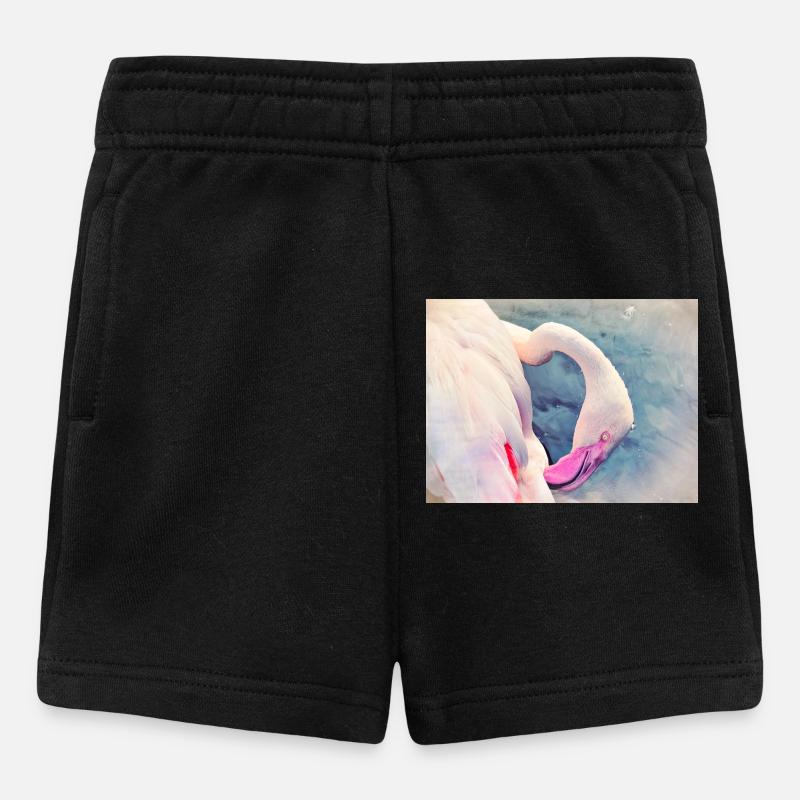 Flamingo - Baby Shorts - black