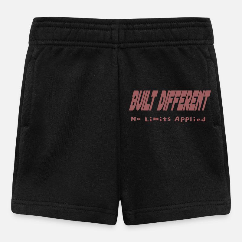Construit différemment – Aucune limite appliquée - Short Bébé - noir