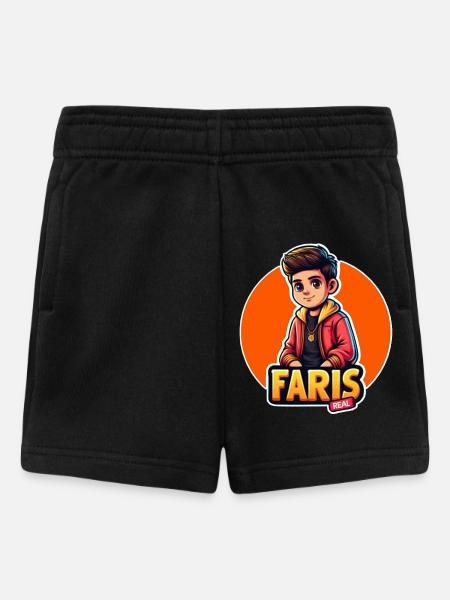 #FarisREAL - Baby Shorts - Schwarz