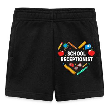 Receptionist Receptionist School - Baby Shorts - black - Front