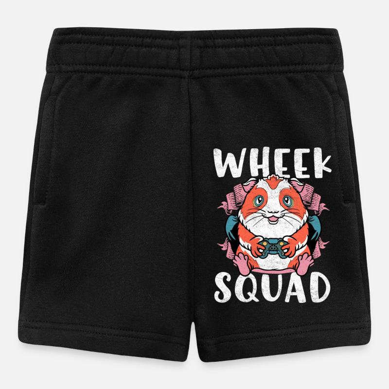 Woche Squad Hamster Gaming - Baby Shorts - Schwarz