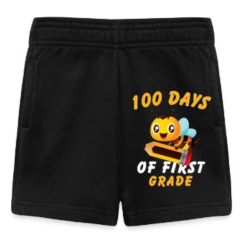 100 jours de première année 100e d’école - Short Bébé - noir - Devant