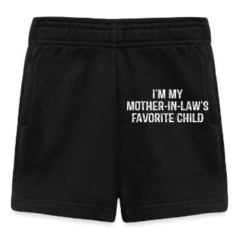 Lustiges Lieblingszitat der Schwiegermutter - Baby Shorts - Schwarz - Vorne