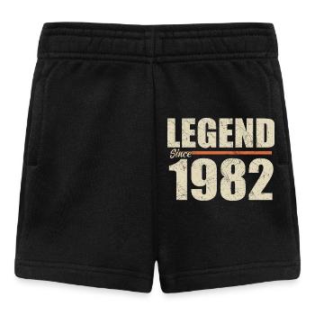 Geburtstag 1982 | Legende seit 1982 - Baby Shorts - Schwarz - Vorne