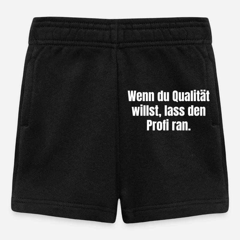 Affiche de faute de frappe de qualité professionnelle - Short Bébé - noir