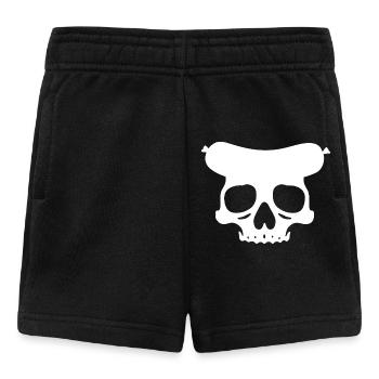 Wurst Skull - Baby Shorts - Schwarz - Vorne