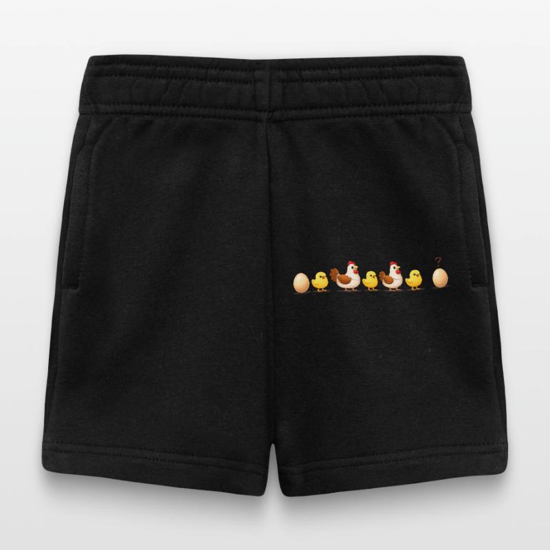 Evolution egg chick hen darwin Baby Shorts
