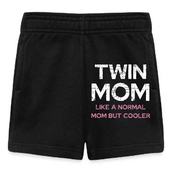 Zwillingsmama – cooler als normale Mama - Baby Shorts - Schwarz - Vorne