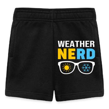 Storm Meteorology Meteorologist Tornado - Baby Shorts - black - Front