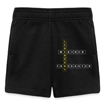 Tornado Meteorologie Meteorologe Sturm - Baby Shorts - Schwarz - Vorne
