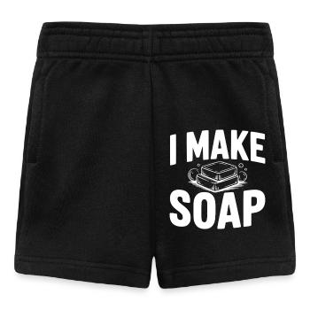 Je fais du savon - Short Bébé - noir - Devant