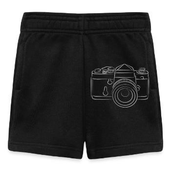 Kamera - Baby Shorts - Schwarz - Vorne
