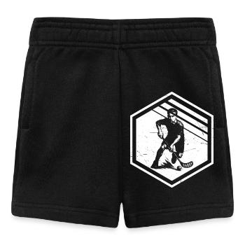 Floorball Stil für jeden Anlass - Baby Shorts - Schwarz - Vorne