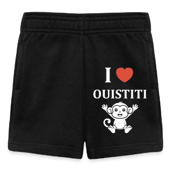 ouistiti - Short Bébé - noir - Devant