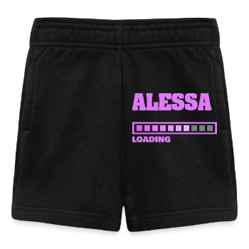 ALESSA - Short Bébé - noir - Devant