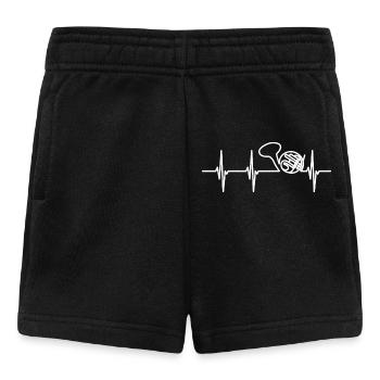 Waldhorn Herzlinie - Baby Shorts - Schwarz - Vorne