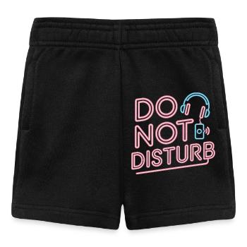 Do Not Disturb Sloth Anti Social - Baby Shorts - black - Front