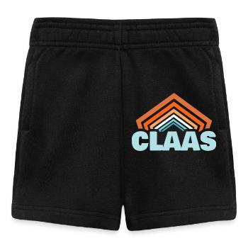 Claas comme prénom - Short Bébé - noir - Devant